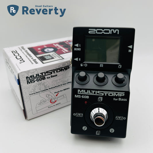Zoom MS-60B Black Limited Edition Bass Multi-Effects Processor Pedal Used