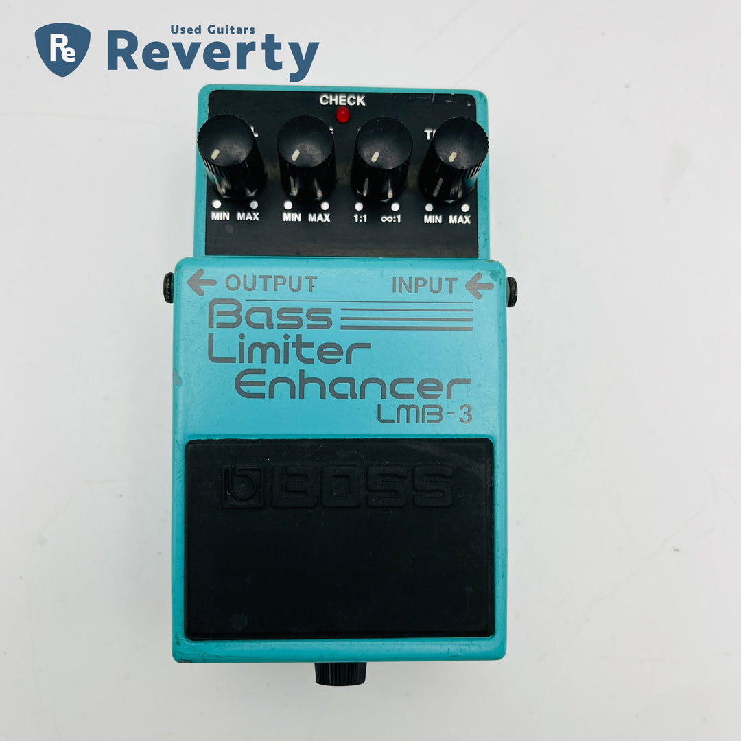 Boss LMB-3 Bass Limitter Enhancer Pedal Made in Taiwan Silver Label