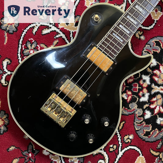 GRECO EGB-850 Black Les Paul Custom Bass Made in Japan 1991 Fujigen MIJ