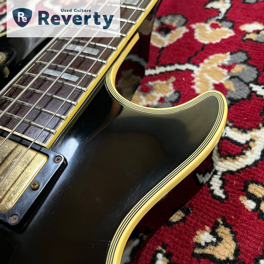 GRECO EGB-850 Black Les Paul Custom Bass Made in Japan 1991 Fujigen MIJ
