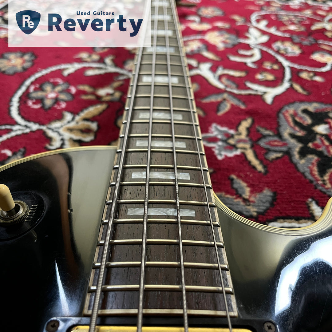 GRECO EGB-850 Black Les Paul Custom Bass Made in Japan 1991 Fujigen MIJ
