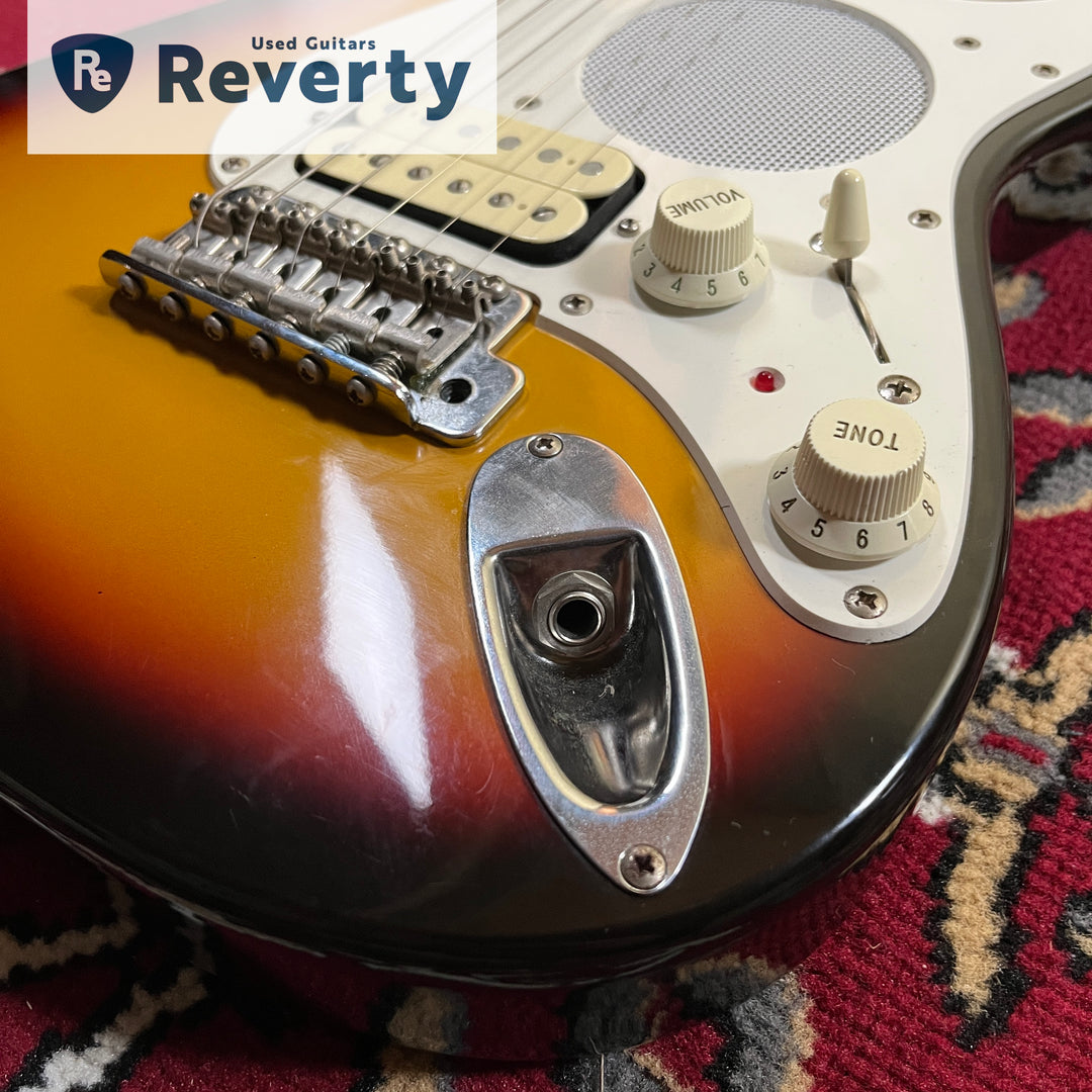 1993-1994 Fender Japan ST-Champ Mini Stratocaster Built-in Amp Sunburst MIJ