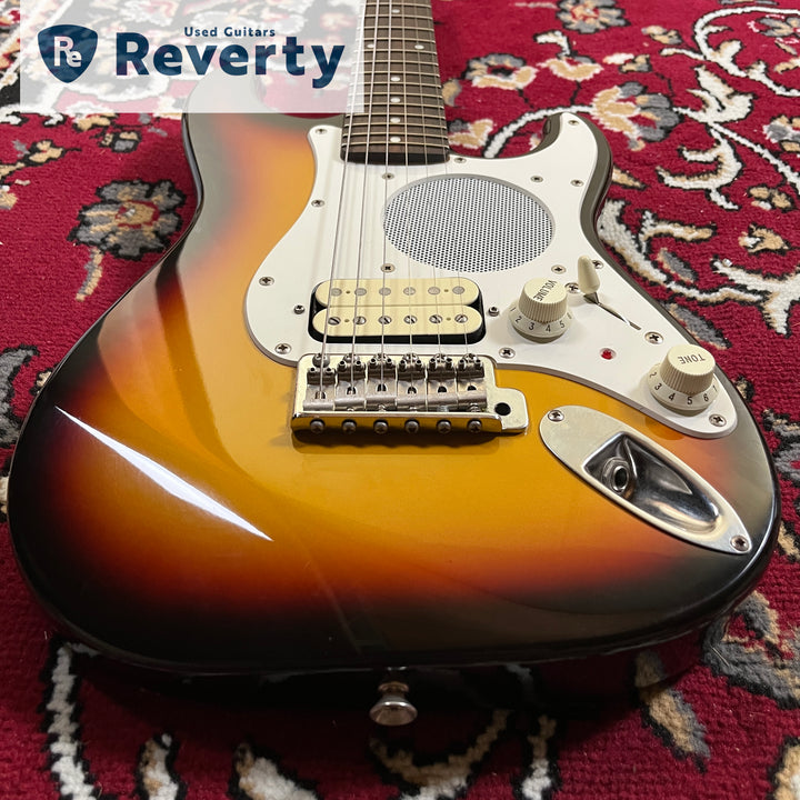 1993-1994 Fender Japan ST-Champ Mini Stratocaster Built-in Amp Sunburst MIJ