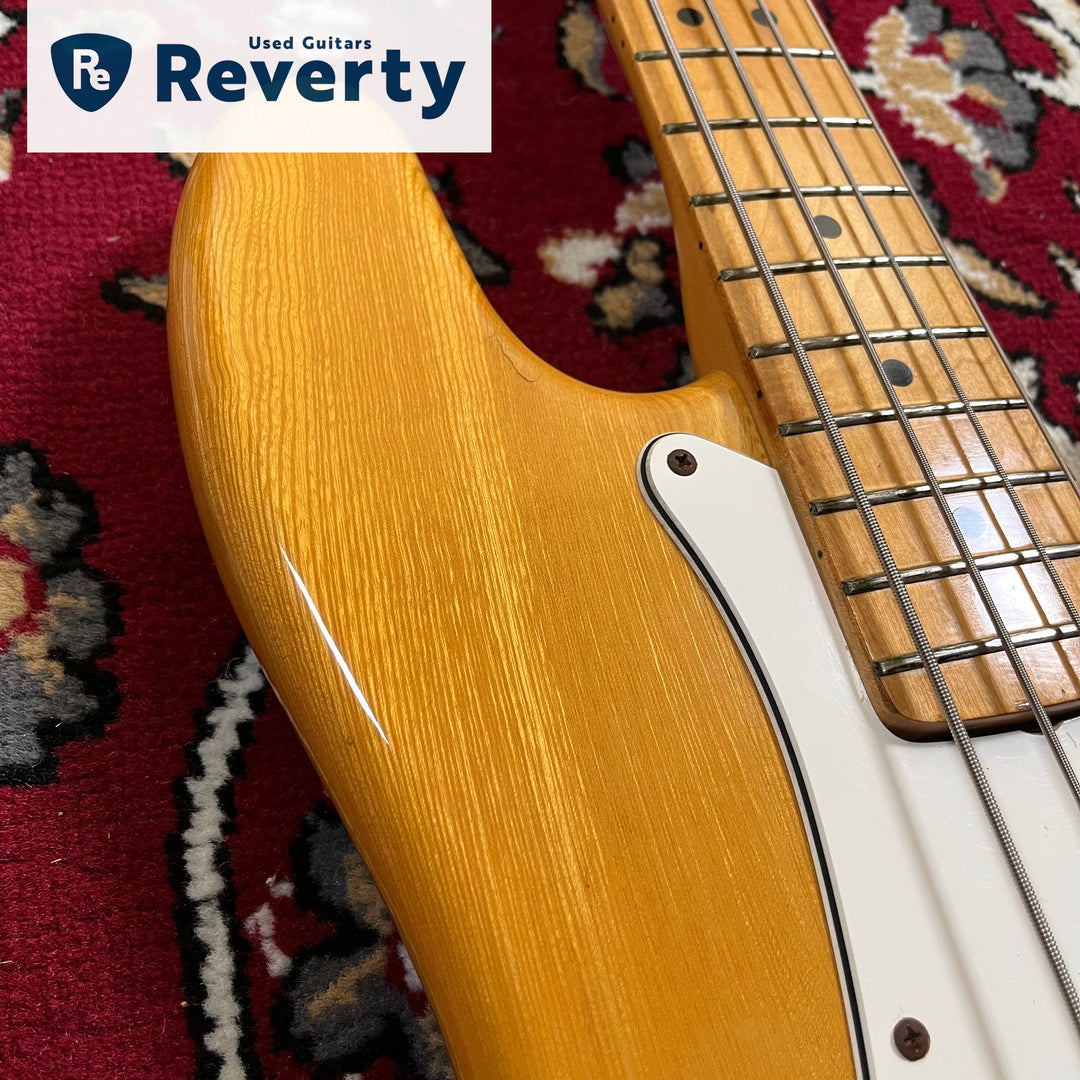 1979 Aria Pro II Primary Bass PJ Natural Ash Maple Neck MIJ Matsumoku Lawsuit