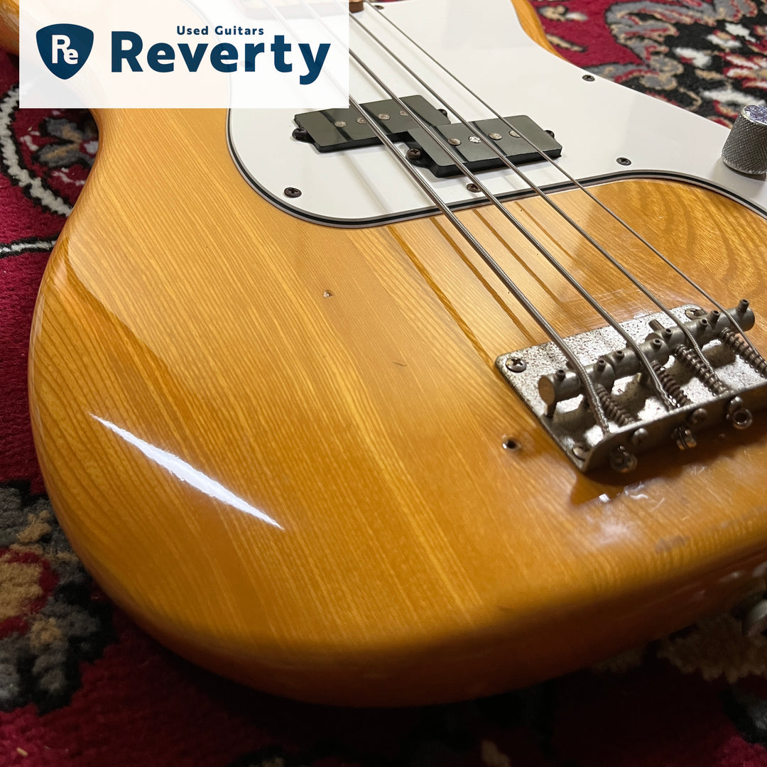 1979 Aria Pro II Primary Bass PJ Natural Ash Maple Neck MIJ Matsumoku Lawsuit