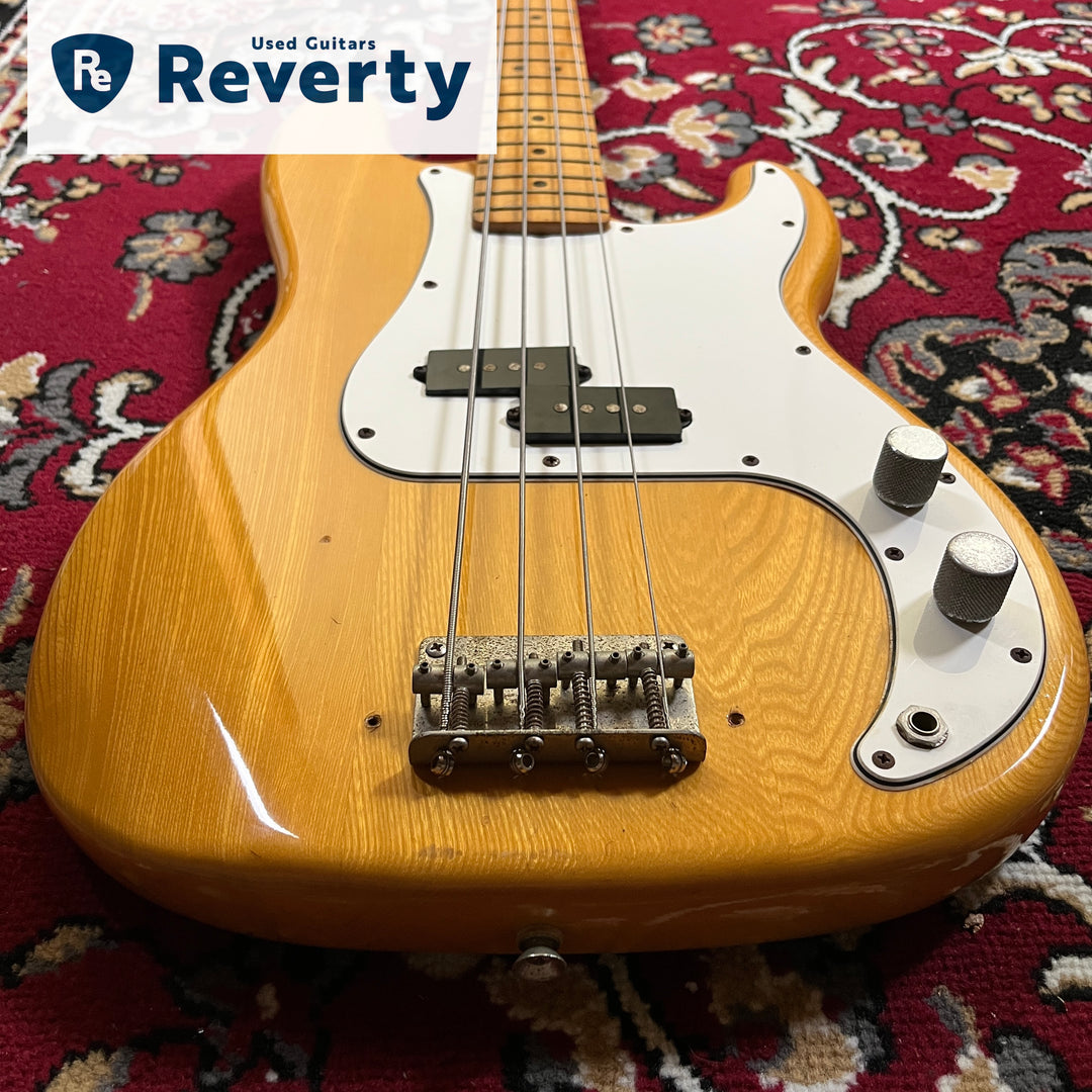 1979 Aria Pro II Primary Bass PJ Natural Ash Maple Neck MIJ Matsumoku Lawsuit