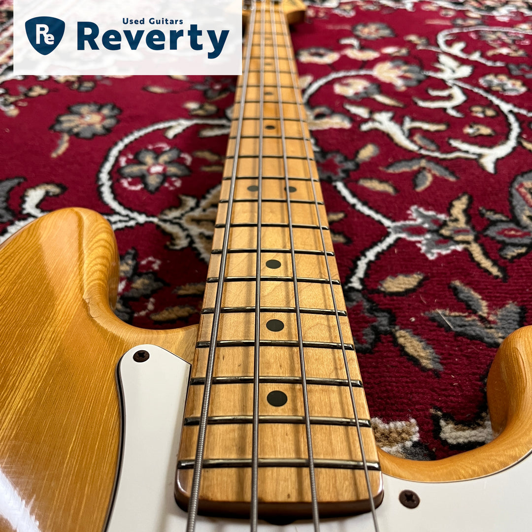 1979 Aria Pro II Primary Bass PJ Natural Ash Maple Neck MIJ Matsumoku Lawsuit