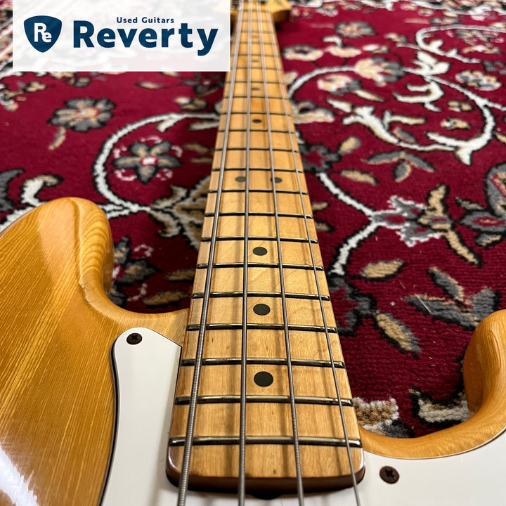 1979 Aria Pro II Primary Bass PJ Natural Ash Maple Neck MIJ Matsumoku Lawsuit