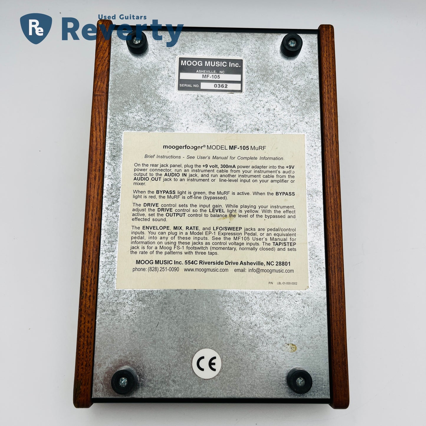Moog moogerfooger MF105 MuRF Synth Pedal Used