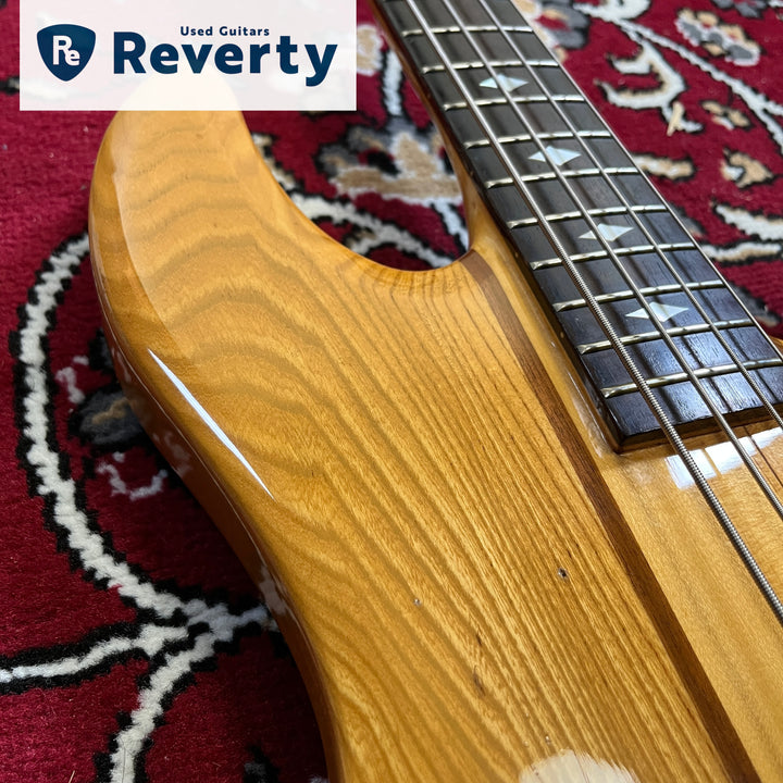 1980 Aria Pro II TSB-550 Tri Sound Bass Neck-Thru Ash Natural MIJ Matsumoku