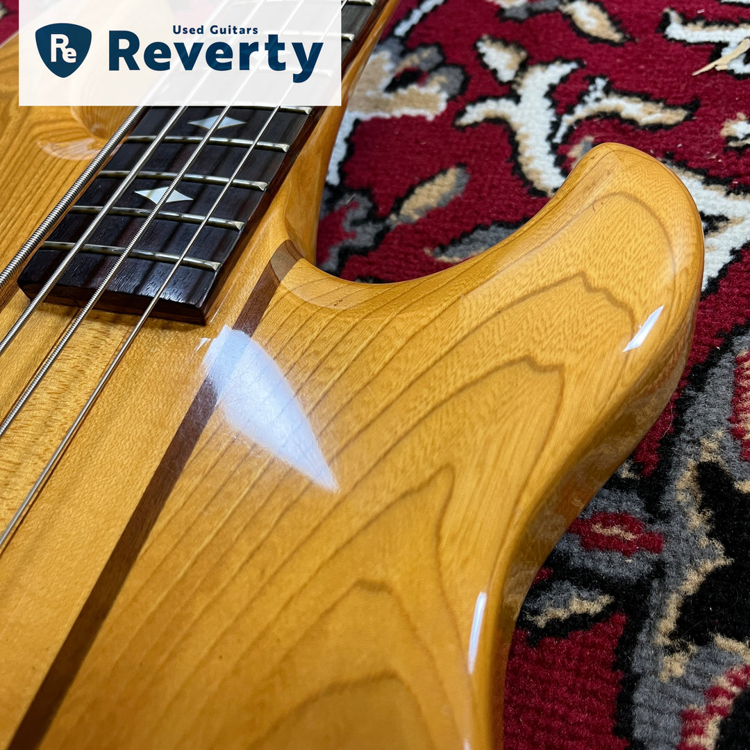 1980 Aria Pro II TSB-550 Tri Sound Bass Neck-Thru Ash Natural MIJ Matsumoku