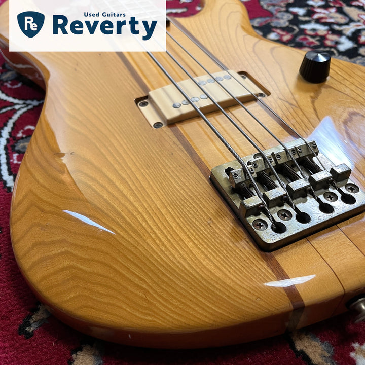 1980 Aria Pro II TSB-550 Tri Sound Bass Neck-Thru Ash Natural MIJ Matsumoku