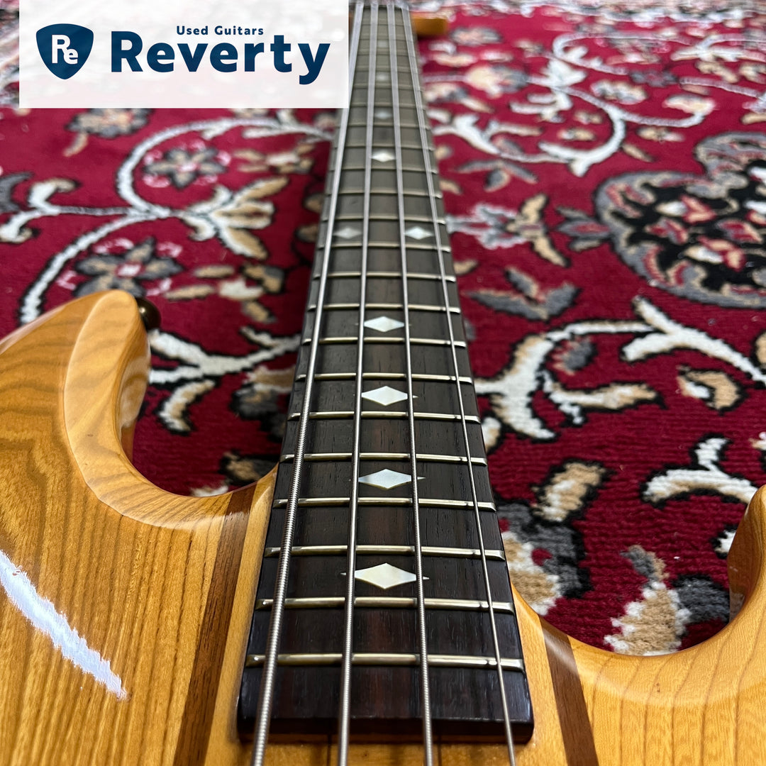 1980 Aria Pro II TSB-550 Tri Sound Bass Neck-Thru Ash Natural MIJ Matsumoku