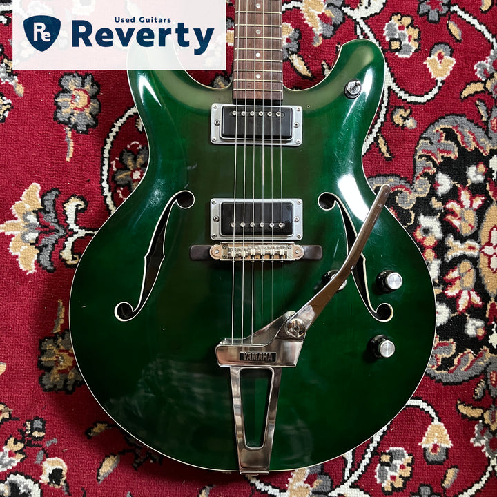 1968 Yamaha SA-30T Alga Green Vintage Hollow Body Tremolo MIJ Nippon Gakki Japan