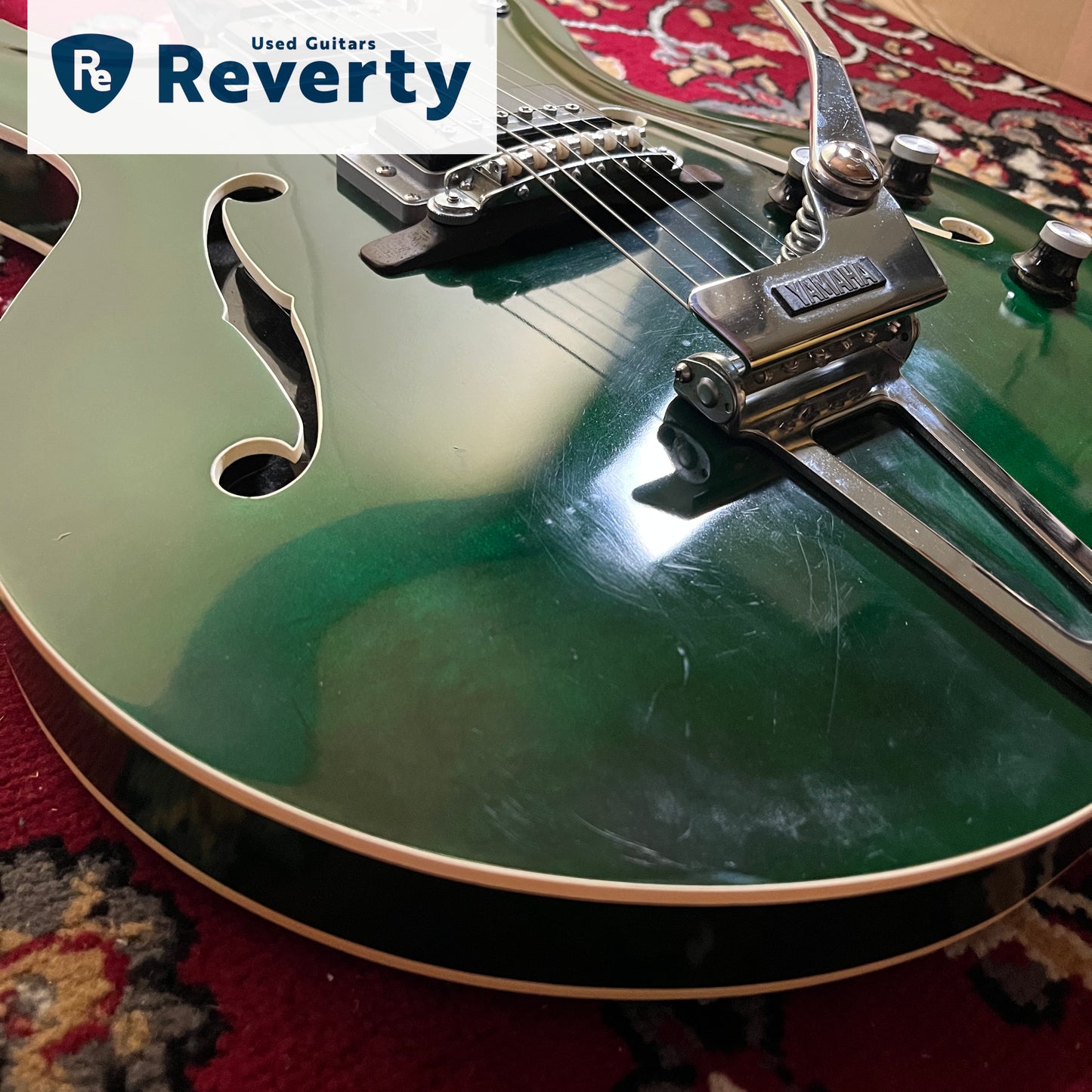 1968 Yamaha SA-30T Alga Green Vintage Hollow Body Tremolo MIJ Nippon Gakki Japan