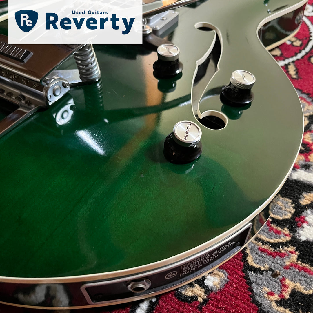 1968 Yamaha SA-30T Alga Green Vintage Hollow Body Tremolo MIJ Nippon Gakki Japan