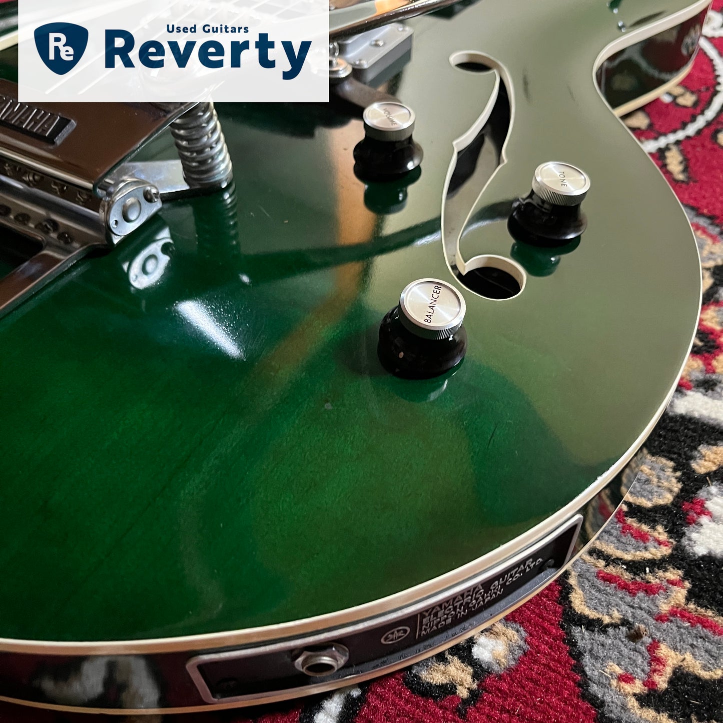 1968 Yamaha SA-30T Alga Green Vintage Hollow Body Tremolo MIJ Nippon Gakki Japan