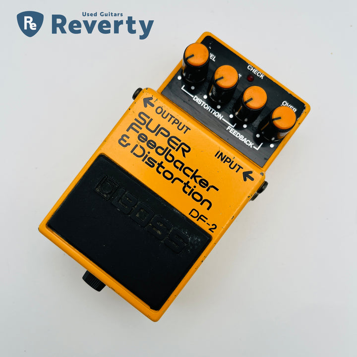 Boss DF-2 Super Feedbacker &amp; Distortion Made in Japan Guitar Effect Pedal Used