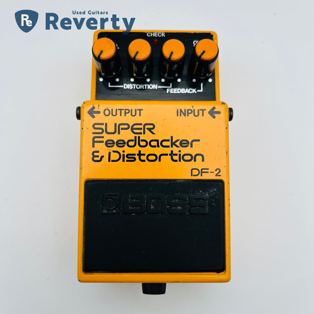 Boss DF-2 Super Feedbacker &amp; Distortion Made in Japan Guitar Effect Pedal Used