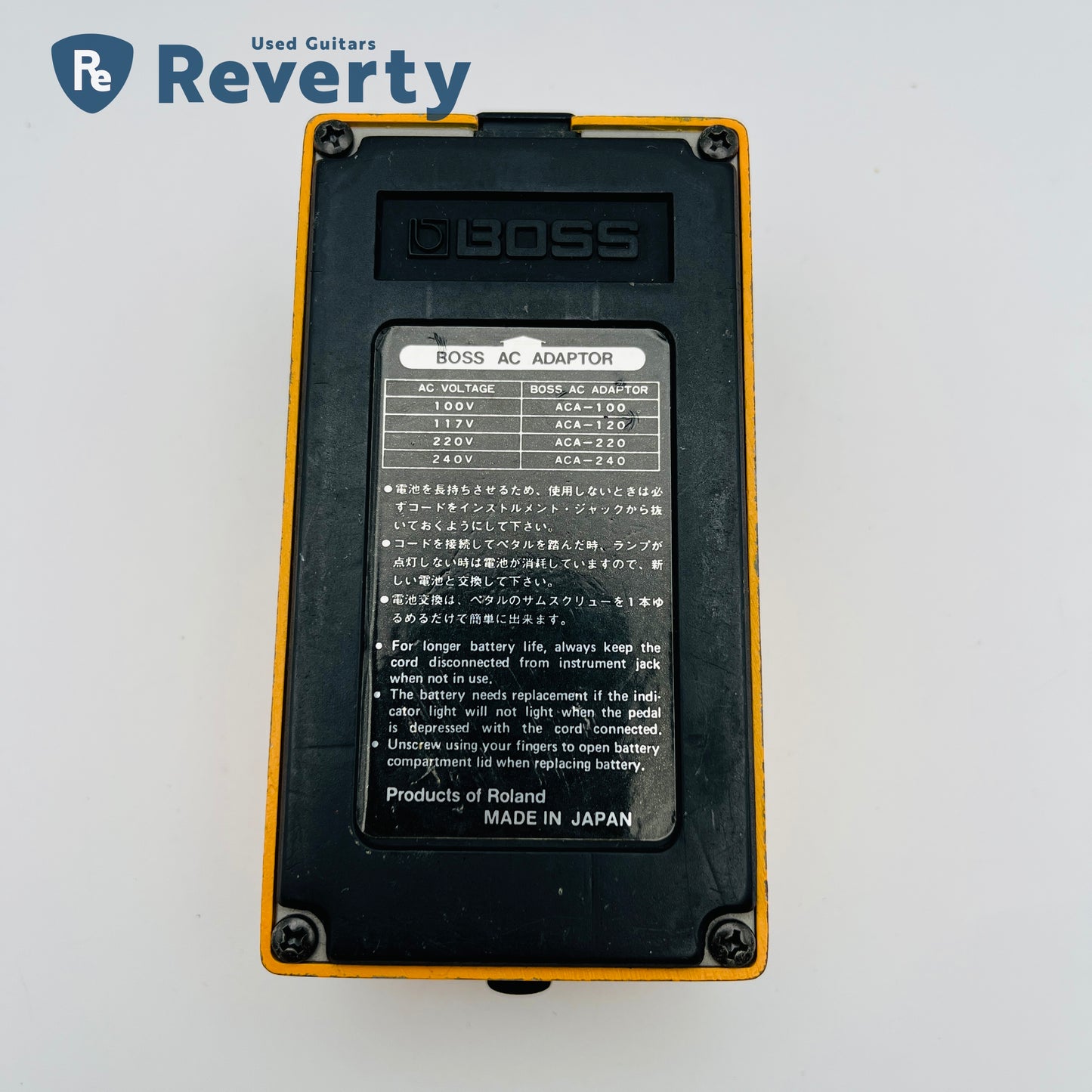 Boss DF-2 Super Feedbacker & Distortion Made in Japan Guitar Effect Pedal Used