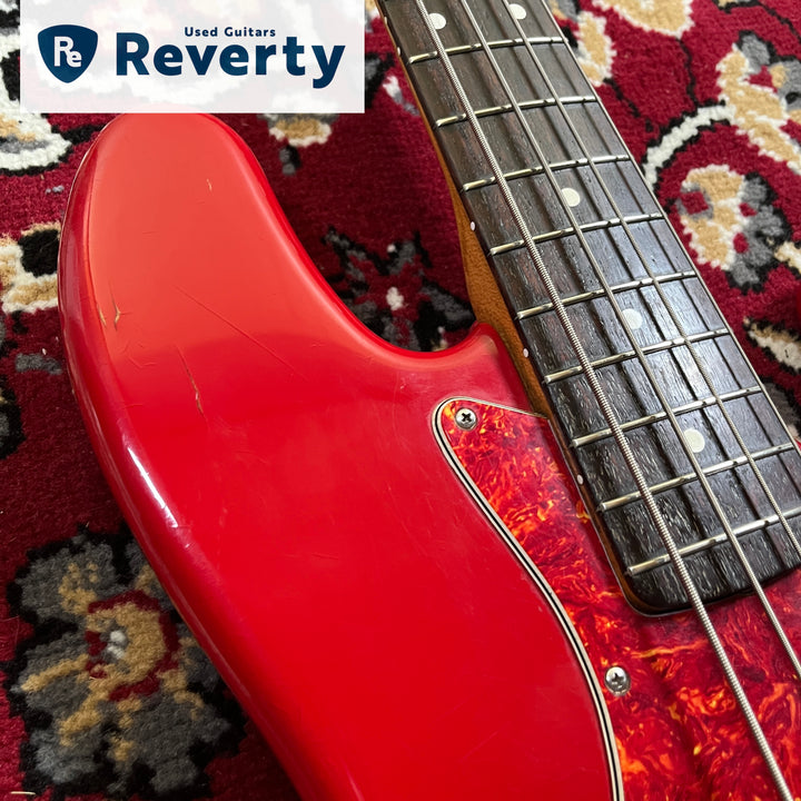 1994 Fender Jazz Bass Mexico MIM Torino Red Rosewood MN4 Ensenada Standard