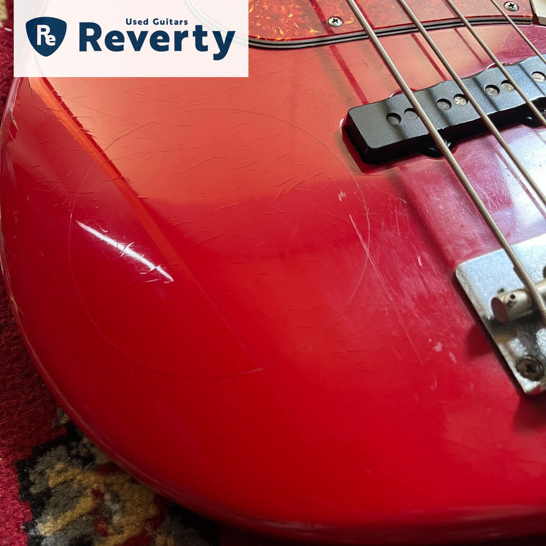 1994 Fender Jazz Bass Mexico MIM Torino Red Rosewood MN4 Ensenada Standard