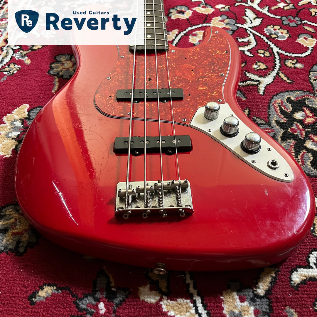 1994 Fender Jazz Bass Mexico MIM Torino Red Rosewood MN4 Ensenada Standard