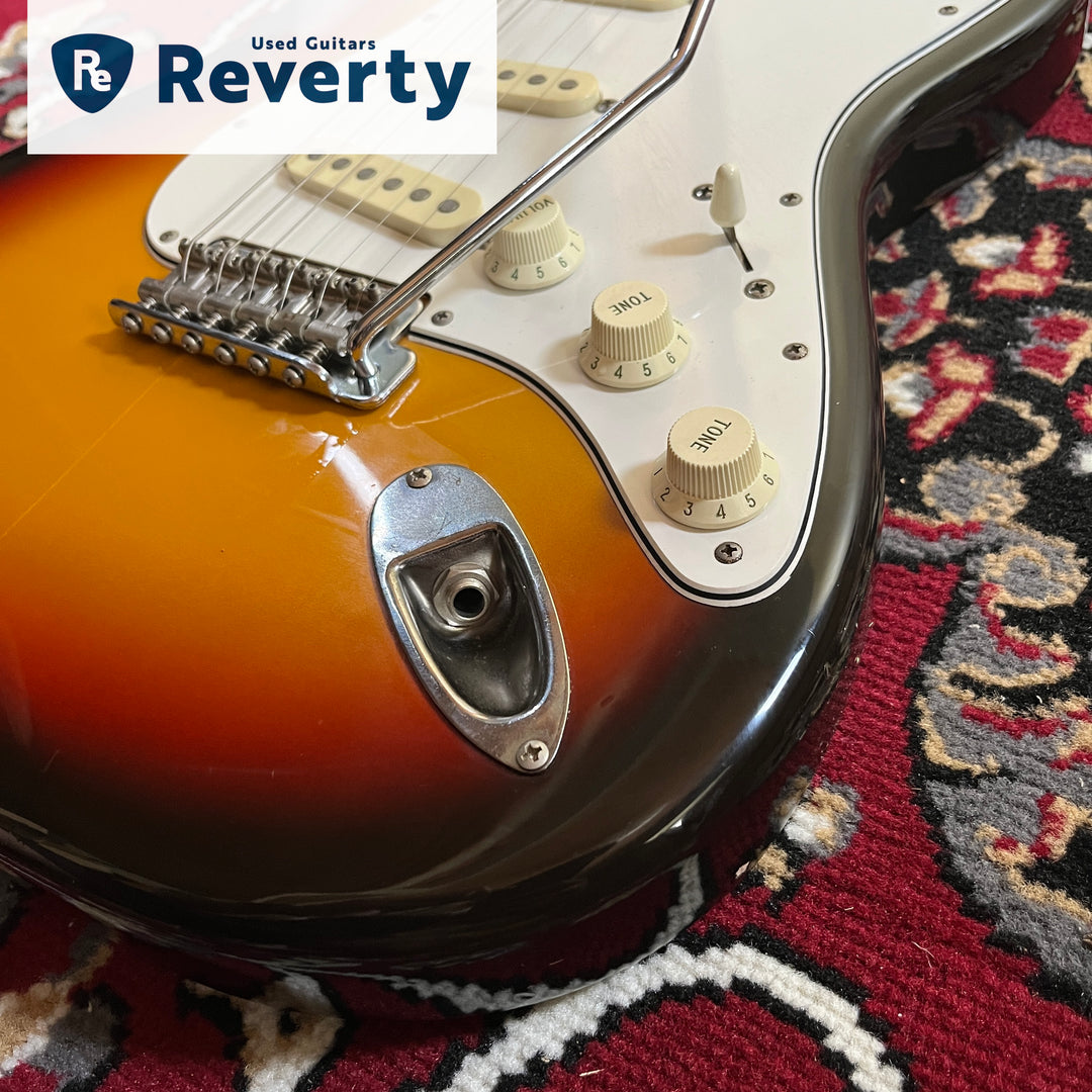 1993-94 Squier by Fender Stratocaster SST-33 Silver Series Sunburst MIJ Fujigen