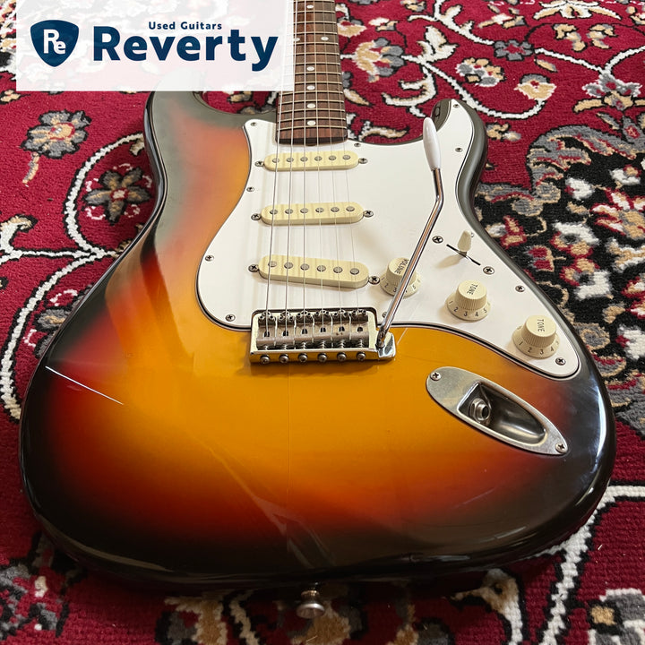 1993-94 Squier by Fender Stratocaster SST-33 Silver Series Sunburst MIJ Fujigen