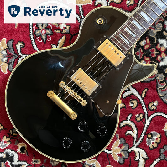 1999 Epiphone Japan LPC-80 Les Paul Custom Ebony MIJ Fujigen JDM Long Tenon