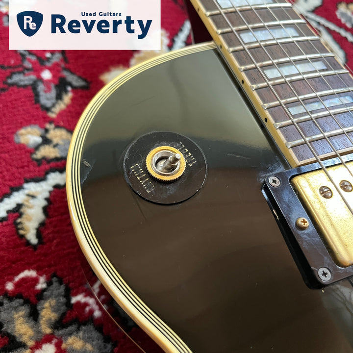 1999 Epiphone Japan LPC-80 Les Paul Custom Ebony MIJ Fujigen JDM Long Tenon