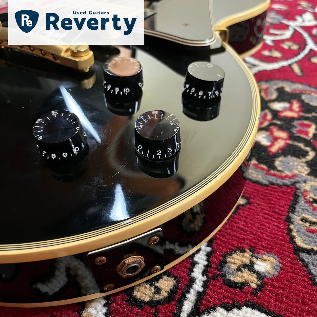1999 Epiphone Japan LPC-80 Les Paul Custom Ebony MIJ Fujigen JDM Long Tenon