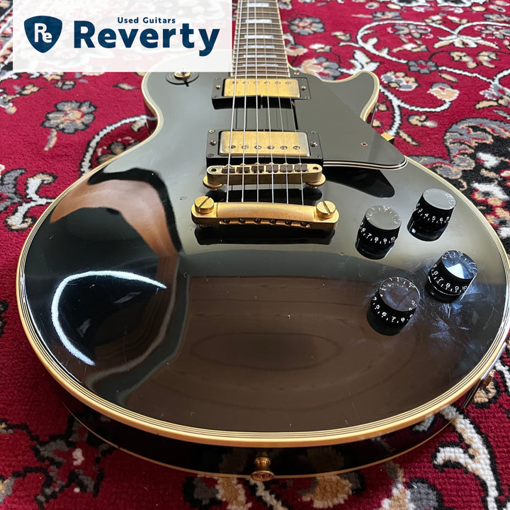 1999 Epiphone Japan LPC-80 Les Paul Custom Ebony MIJ Fujigen JDM Long Tenon