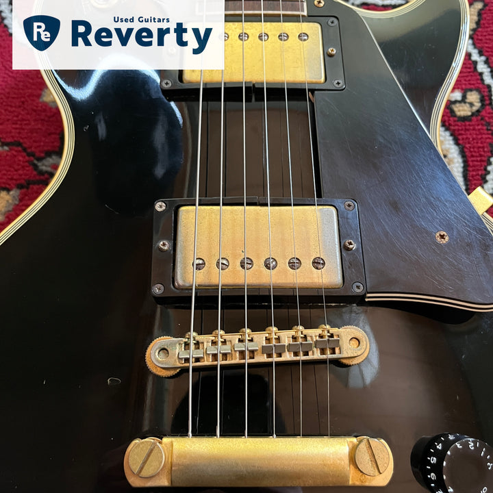 1999 Epiphone Japan LPC-80 Les Paul Custom Ebony MIJ Fujigen JDM Long Tenon