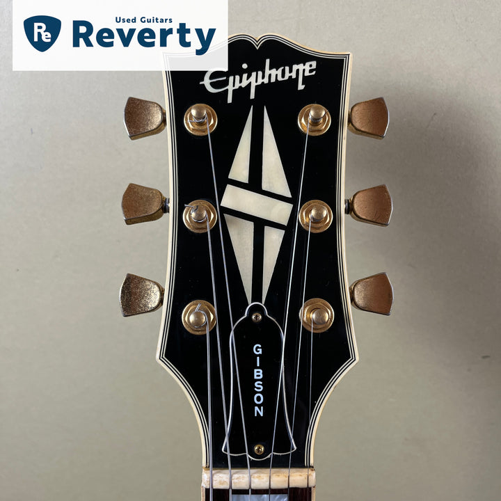 1999 Epiphone Japan LPC-80 Les Paul Custom Ebony MIJ Fujigen JDM Long Tenon