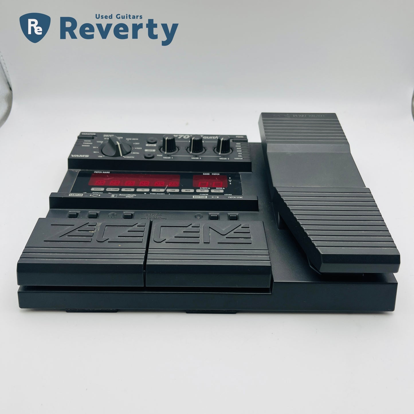 Zoom 707 II Multi-Effects Processor Guitar Effect Pedal Used w/Box