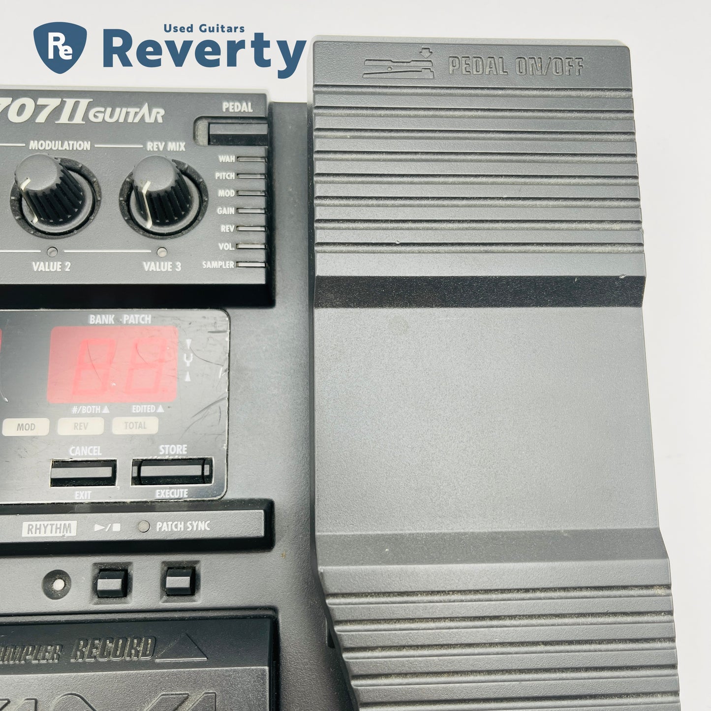 Zoom 707 II Multi-Effects Processor Guitar Effect Pedal Used w/Box