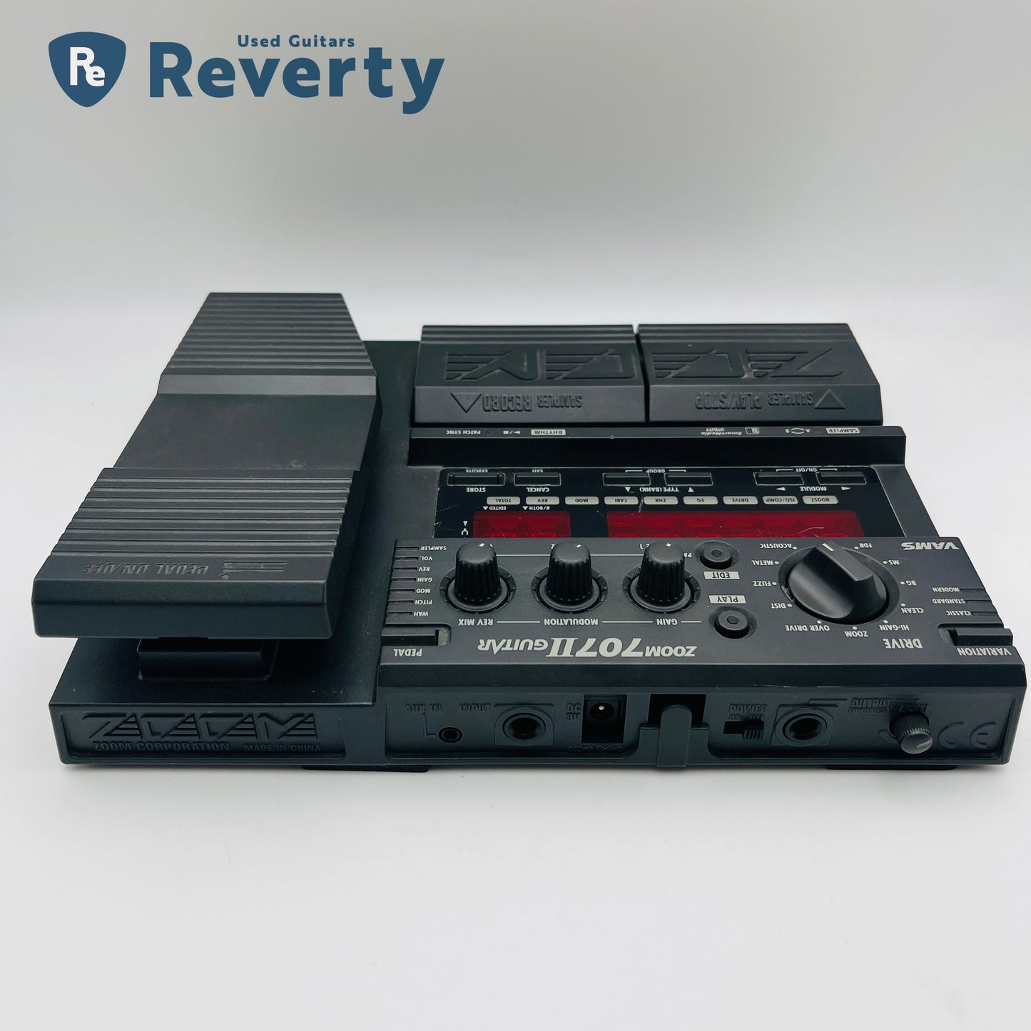 Zoom 707 II Multi-Effects Processor Guitar Effect Pedal Used w/Box