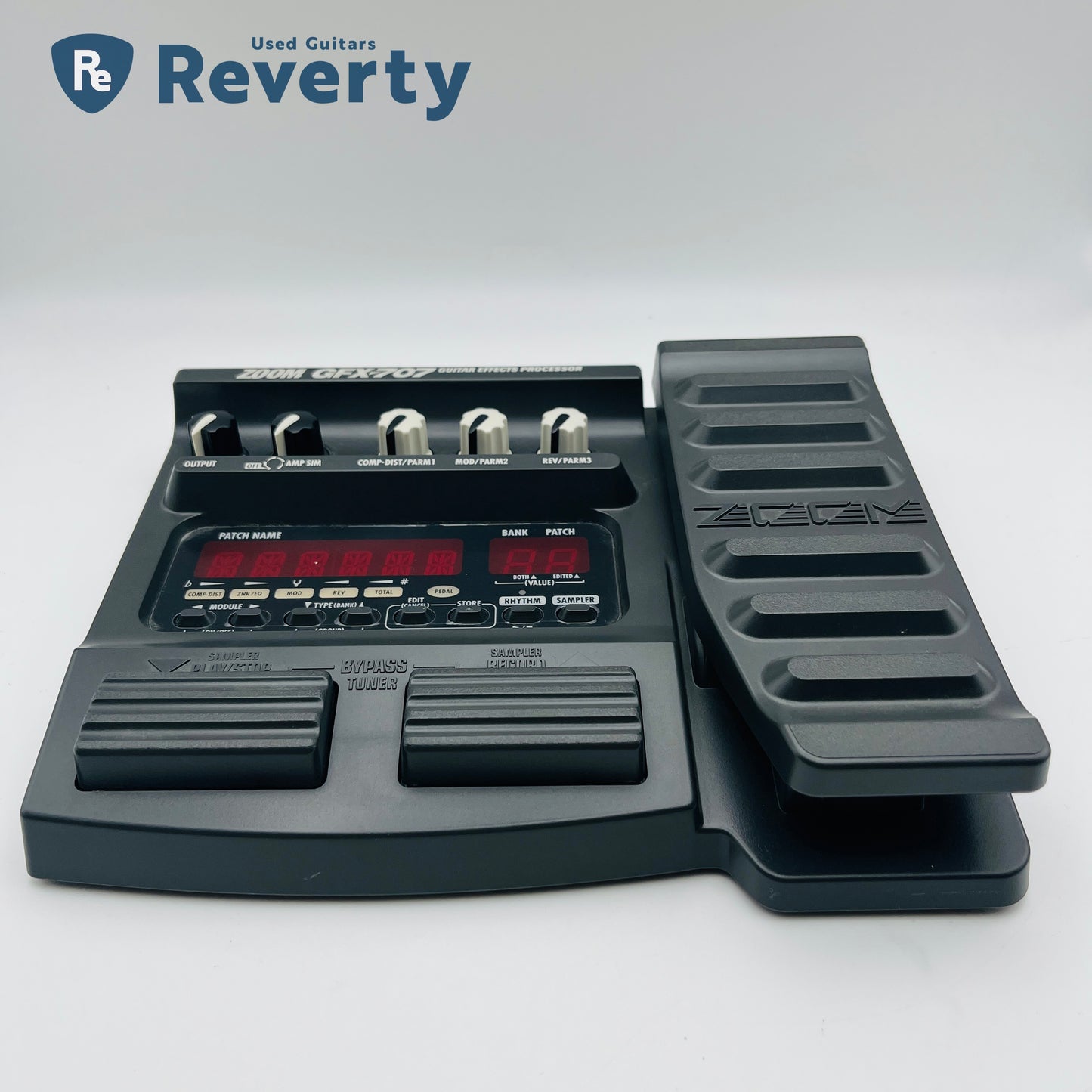 Zoom GFX-707 Multi-Effects Processor Guitar Effect Pedal Used w/Box