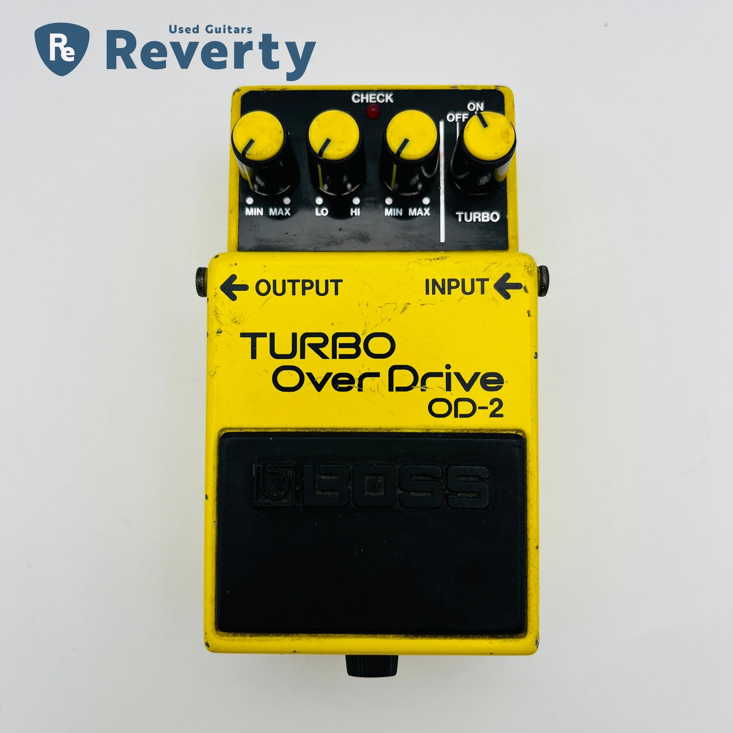 Boss OD-2 Turbo OverDrive Guitar Effect Pedal Made in Japan 1980s Used