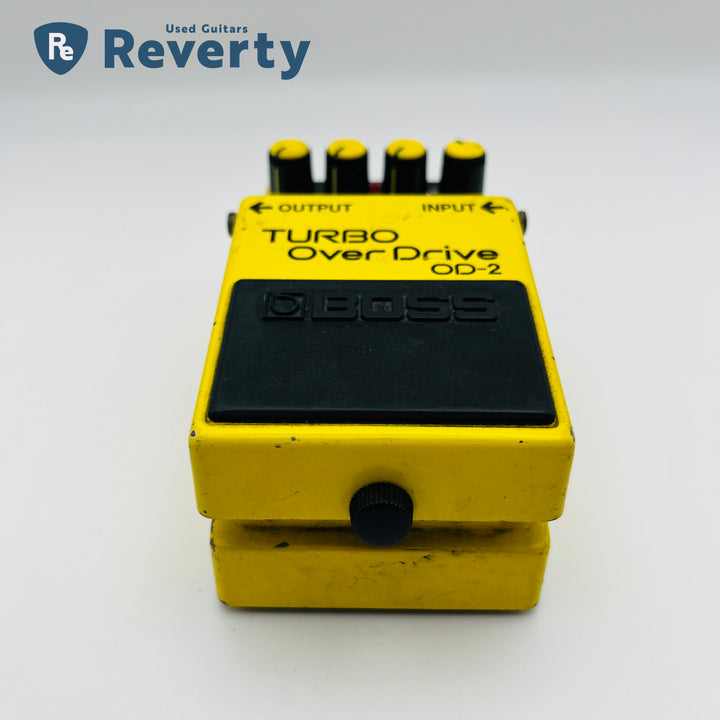 Boss OD-2 Turbo OverDrive Guitar Effect Pedal Made in Japan 1980s Used