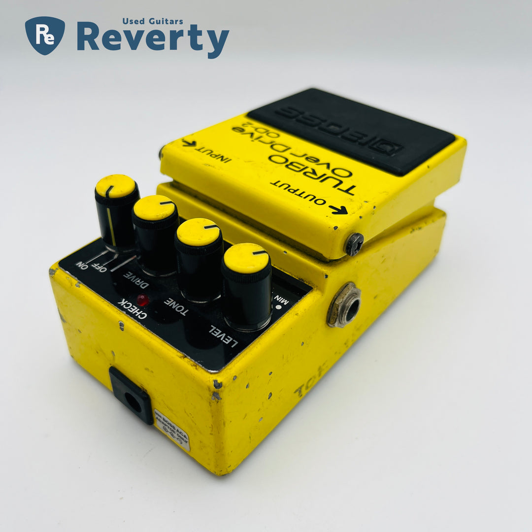 Boss OD-2 Turbo OverDrive Guitar Effect Pedal Made in Japan 1980s Used