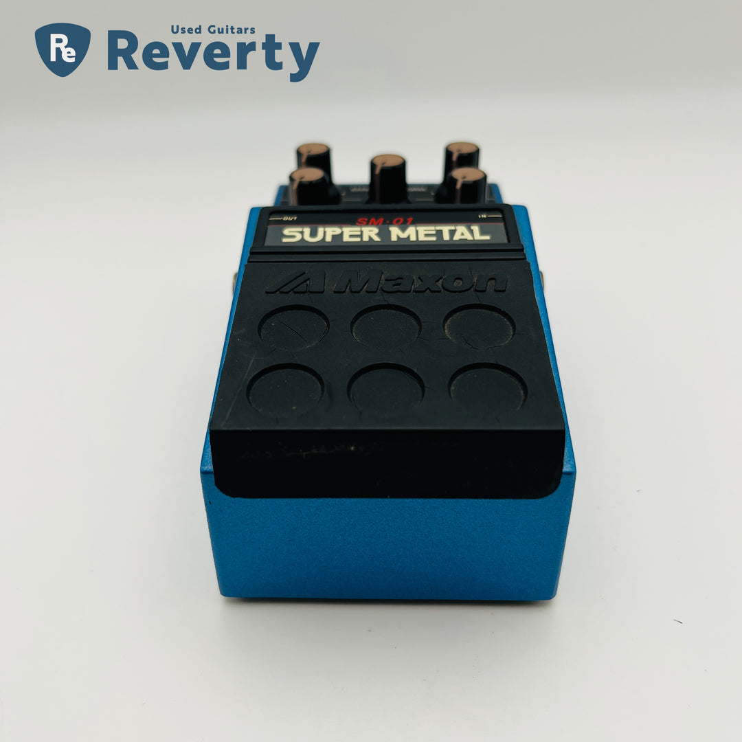 Maxon SM-01 Super Metal Distortion Guitar Effect Pedal Made in Japan Used