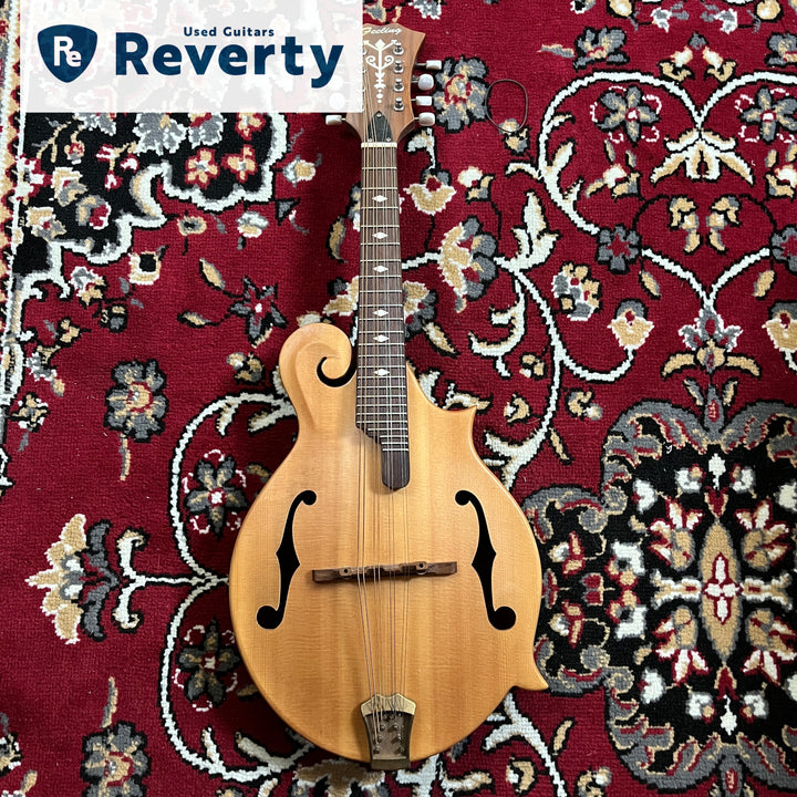 Feeling F90DF Solid Spruce F-Style Mandolin Two-Point Scroll Fern Inlay Bluegrass