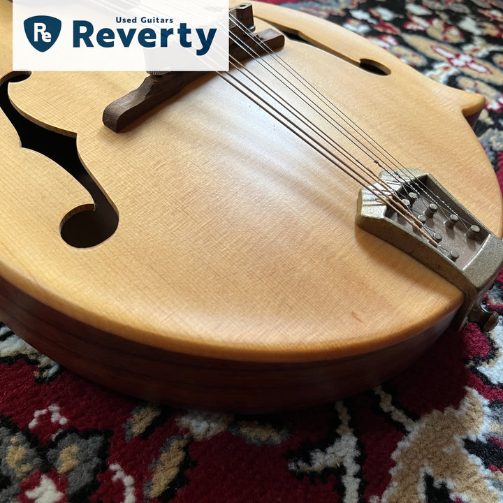 Feeling F90DF Solid Spruce F-Style Mandolin Two-Point Scroll Fern Inlay Bluegrass