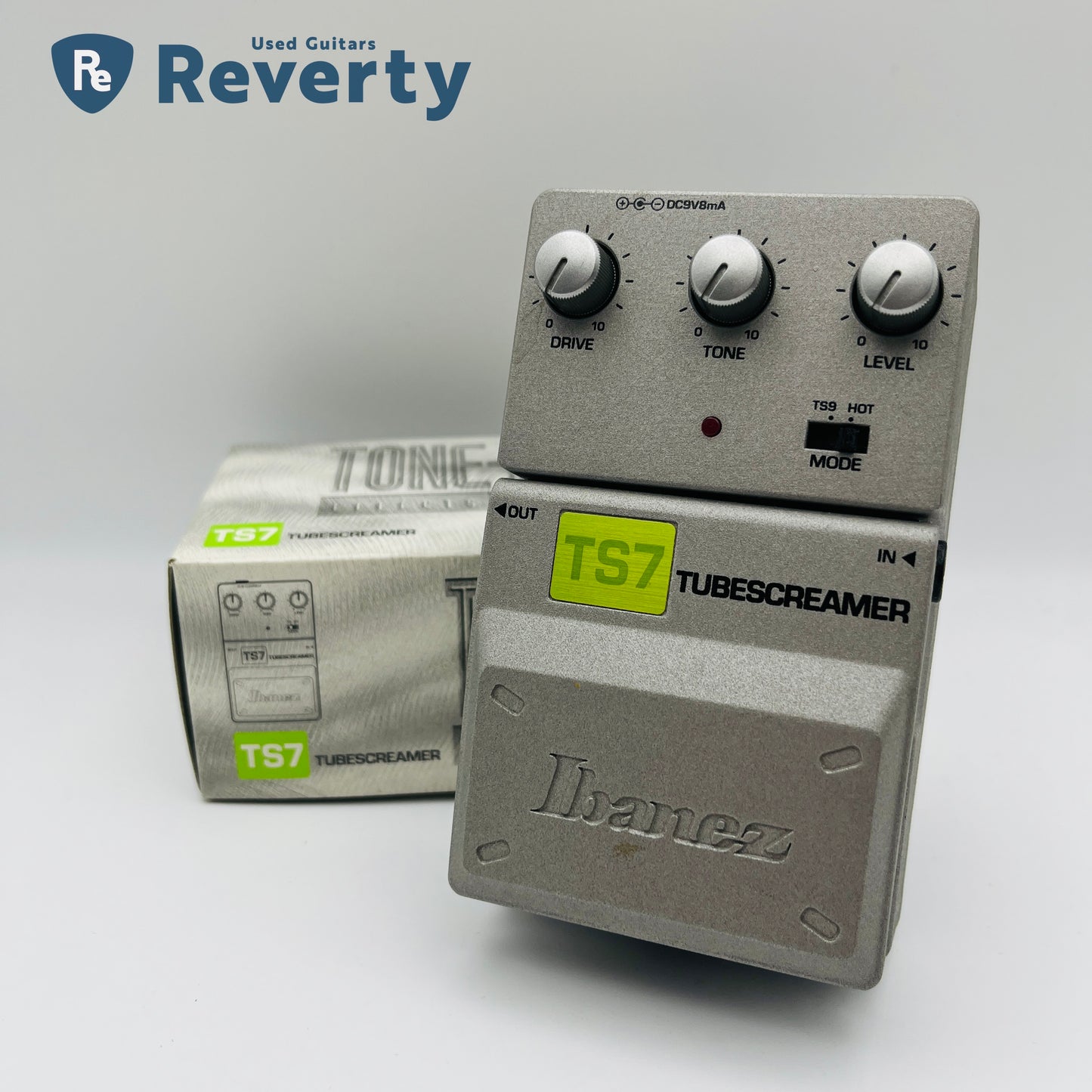 Ibanez TS7 Tube Screamer Overdrive Pro Distortion Guitar Effect Pedal Used w/Box