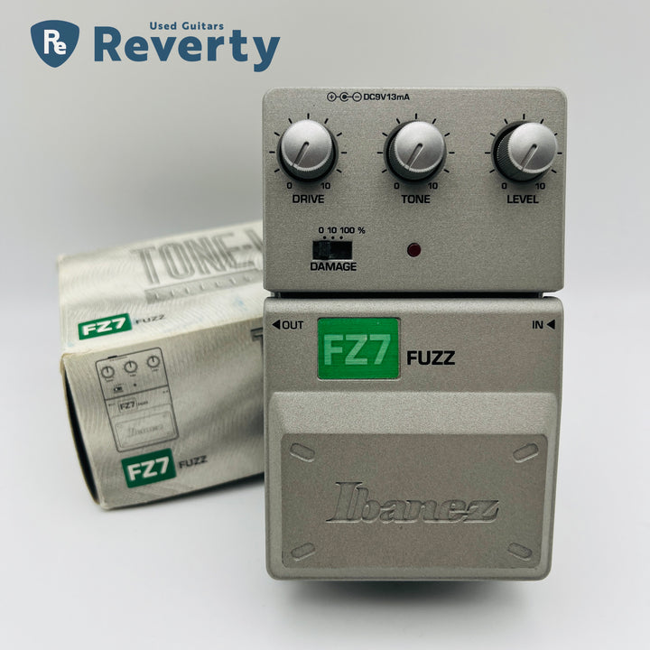 Ibanez FZ7 Fuzz Tone-Lok Guitar Effect Pedal Made in Taiwan Used w/Box
