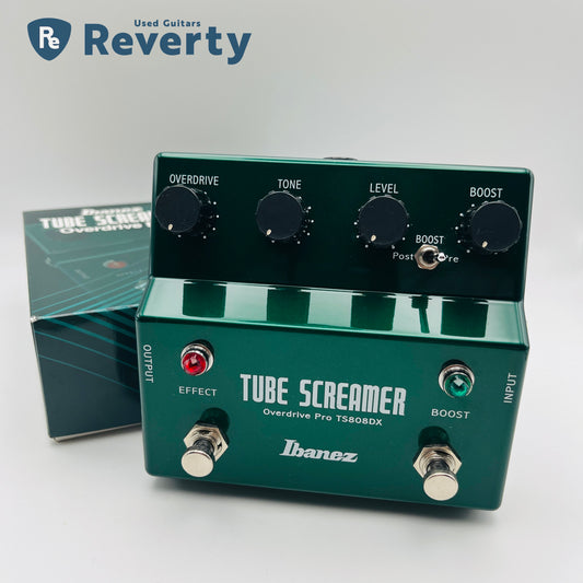 Ibanez Tube Screamer TS808DX Overdrive Pro + Boost Guitar Effect Pedal w/box