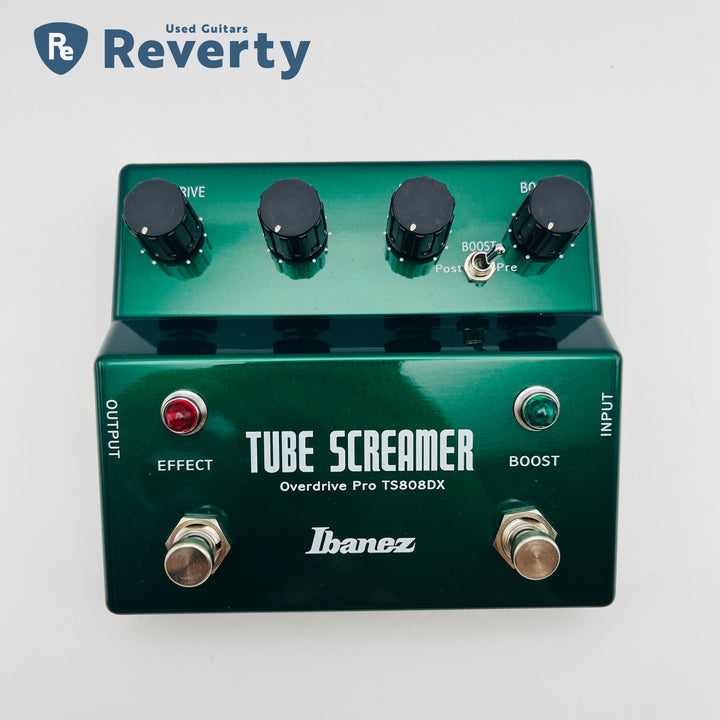 Ibanez Tube Screamer TS808DX Overdrive Pro + Boost Guitar Effect Pedal w/box