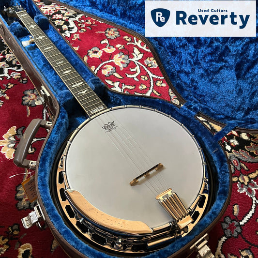 1970s-80s Morris G-300 Custom 5-String Resonator Banjo Mastertone Style MIJ Japan